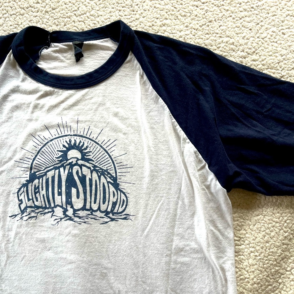 Slightly Stoopid Reggae Band Raglan Baseball T-Shirt L Merch Red Rocks Concert - Picture 2 of 6
